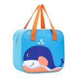 Bolsa Térmica Marmita Lancheira Escolar Cor Azul-celeste