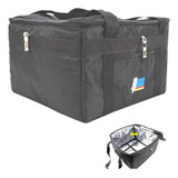 Bolsa Térmica Motoboy Bag Para Baú De 90 Litros Motoqueiro