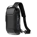 Bolsa Tiracolo Masculina Transversal Mochila Pequena C/ Usb