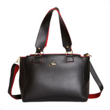 Bolsa Tote Lorena Design Liso De Couro Sintético Preta