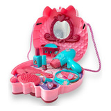 Bolsinha 2 Em 1 Maleta Infantil Completa Secador Escova Make
