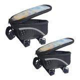 Bolsinha Porta Celular/ Acessórios Suporte Para Bike 2 Unid