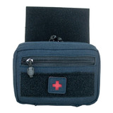 Bolso Drop Ifak Primeiros Socorros - Cordura Modular Médico Cor Azul Dark