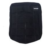 Bolso Grande Preto Para Colete Modular Airsoft Tatico