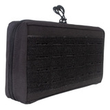 Bolso Horizontal Edc Molle/modular Policial Preto - Warfare