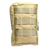 Bolso Molle Vertical Tan Para Colete E Mochila Modular 