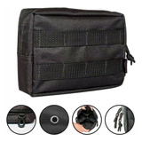 Bolso Tático Modular Blackscout Molle Preto Horizontal Edc