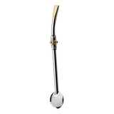 Bomba Cromada Com Botão Au 27 Cm Artesanal Promate
