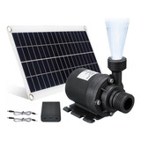 Bomba De Água Solar De 50w 800l/h Dc12v Low Noise Solar Wate