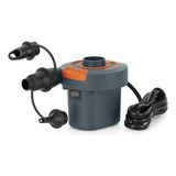 Bomba De Ar Elétrica Ac/dc Bivolt C/ 3 Bicos Adaptadores