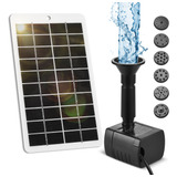 Bomba De Fonte 200l/h Solar 4w Água Água Fonte De Fluxo 5v