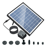 Bomba De Fonte Small Pond 200l/h Solar.. Fonte De Fluxo De 5