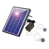 Bomba De Oxigenação Solar 6w Com Aerador Stones 2 Fishing Po
