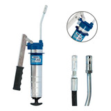 Bomba Graxa 500g Engraxadeira Manual Bico Rígido E Flexível 
