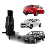 Bomba Motor Esguicho Agua Limpador Parabrisa Gm Onix E Spin