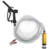 Bomba Sucção 12v Kit Mangueira 5mt E Pistola Abastecedora