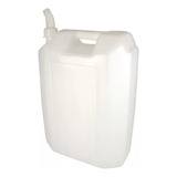 Bombona Galão 12 Lts Branco Natural C/ Tampulho E Bico Cipla