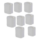 Bombona Galao 20 Litros Virgem Retangular Transparente 8 Uni