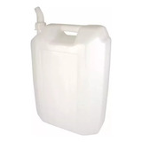 Bombona Galão 5 Lts Branco Natural C/ Tampulho E Bico Cipla