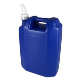 Bombona Retangular Galão 20 Lts Azul C/ Tampulho Bico Cipla