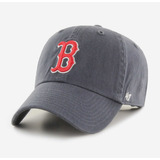 Boné 47 Brand Boston Red Sox Clean Up Cinza Vintage Original