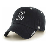 Boné 47 Brand Boston Red Sox Ice Clean Up Preto Original