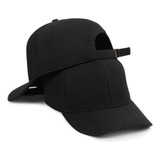 Boné 6 Gomos Liso Fitão Aba Curva