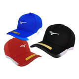 Bone Aba Curva Trucker Preto Mizuno