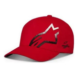 Boné Alpinestars Corp Shift Comet Delta Flexfit Vermelho