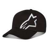 Boné Alpinestars Corp Snap 2 Hat Casual Preto E Branco