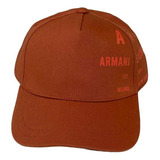Boné Armani Exchange Masculino Baseball Laranja