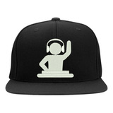 Boné Bordado - Dj Deejay Techno Musica Disc Jokey Trance Psy