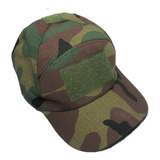 Boné Camuflado Woodland Tradicional Militar Rip Stop Bravo21