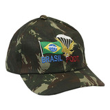 Boné Com Patch Camuflado Paraquedista Bordado | Eb - Atack