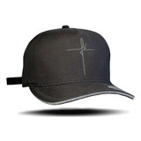 Boné Fé Hype Original Aba Curva Fita Fitão Fivela Strapback