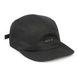 Boné Five Panel Aba Reta Fitão Preto