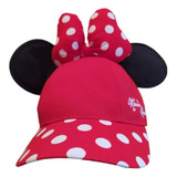 Boné Infantil Orelha E Laço 3d Minnie Mouse - Disney