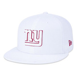 Boné New Era 5950 Nfl New York Giants Fechado Branco