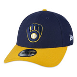 Bone New Era 940 Aba Curva Milwaukee Brewers Mbv22bon099