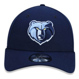 Boné New Era 940 Memphis Grizzlies Nba Aba Curva Azul 