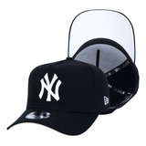 Boné New Era 940 Ny Yankees Preto Original Contra Aba Branco