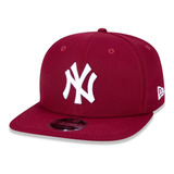 Boné New Era 9fifty New York Yankees Aba Reta  Vinho 