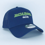 Boné New Era 9forty Af Trucker Nfl Seattle Seahawks Azul