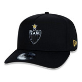 Boné New Era 9forty Atlético Mineiro Futebol Preto Aba Curva