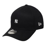 Boné New Era Aba Curva Snapback Ny Yankees Mini Logo Preto