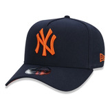 Boné New Era New York Yankees Aba Curva Ajustável