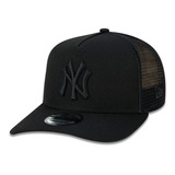Boné New Era Trucker Aba Curva 940 Ny Yankees Af Blackout