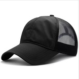 Bone Sport Dry Fit Aba Curva Malhacao Corrida Preto Redinha
