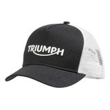 Boné Triumph Oficial Whysall Preto Branco