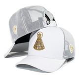 Boné Trucker Branco Nossa Senhora Aparecida  Envio Full